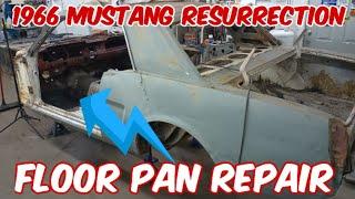 Transforming This 1966 Ford Mustang: Beginner Floor Pan Restoration Tips and Tricks #ford