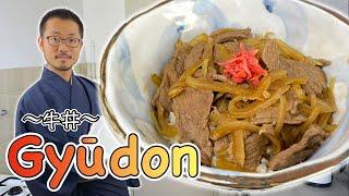 How to make GYU-DON (Japanese Beef Bowl) 〜牛丼〜  | easy Japanese home cooking