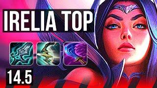 IRELIA vs YASUO (TOP) | 6 solo kills, 400+ games | BR Grandmaster | 14.5