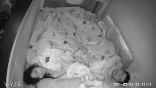 Baby Monitor Captures: Rolling all over his parents