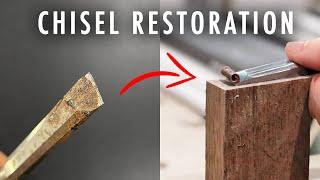 Restoring a chisel WITHOUT a bench grinder