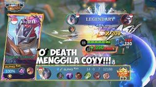 MATCH INI PANEN KILL LEGENDARY ‼️ BUILD ALPHA TERSAKIT 2024 - Mobile Legends