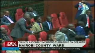 Nairobi County assembly turns guns on Speaker