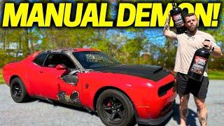I Built A Manual Dodge Demon! Let's Add Nitrous..