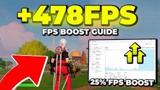 FORTNITE: HOW TO BOOST FPS, FIX FPS DROPS / STUTTERS| Low-End PC ️