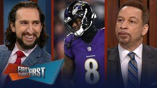 FIRST THING FIRST | Nick Wright reacts to Jayden Daniels try to pass Lamar as best running QB ever
