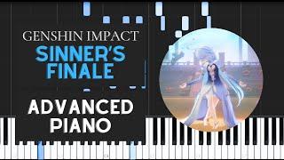 Sinner's Finale (Advanced Piano Tutorial) - Genshin Impact