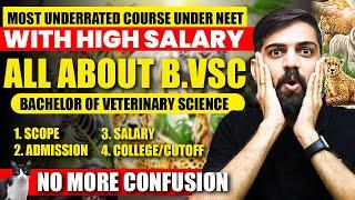 Complete Veterinary Course Details | BVSc Scope and salary in India | BVSc NEET cut off marks 2024