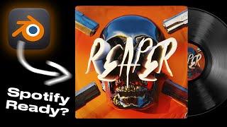 Make $$$ with Spotify-level Art! - How to make PRO Album Covers in Blender 3D (Quick Tutorial)