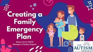 Creating A Family Emergency Plan