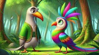 The story of the wise dove for children in 3D