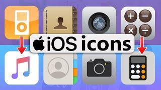 How iOS Icons Have Changed Over Time | iOS Icons Evolution