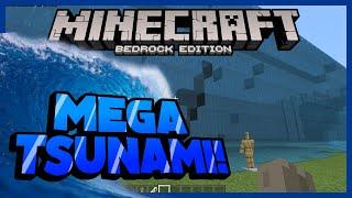 TSUNAMI erschaffen OHNE Mods!  Minecraft Bedrock Tutorial