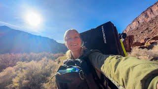 I tried bouldering in Moab with almost no experience | Living out of a 4Runner