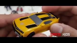 Tobot Robot Adventure vs Athlon! Transformers Stop Motion IronHide, Tritan Car Kids Toys #TransKids