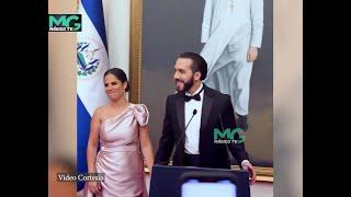 Fiesta de gala en honor al presidente Nayib Bukele, entre los invitados Donald Trump Jr.