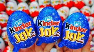 Oddly Satisfying Video Surprise Eggs Kinder Joy Chocolate - ASMR Opening Kinder Joy