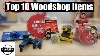 Top 10 | Tools & Items for the Woodshop