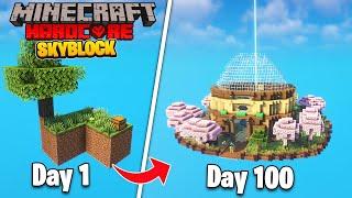 I Survived 100 Days in SKYBLOCK Minecraft (Hindi Gameplay)