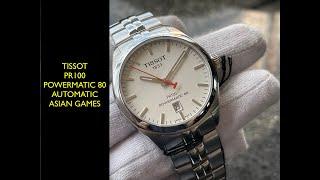 Tissot PR 100 Powermatic 80 Automatic Asian Games T101.407.11.011.00 Watch | Review Valjoux Relogios