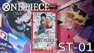 ST-01 Straw Hat Crew ONE PIECE CARD GAME Starter Deck!