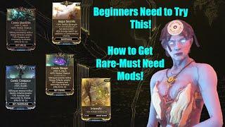 How and Where to Get MUST NEEDED Mods FOR BEGINNERS in Warframe | New Player Guides