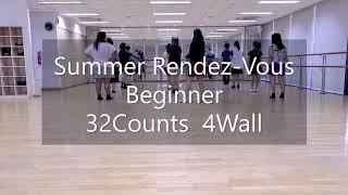 Summer Rendez-Vous Line Dance (Beginner) Let's Practice Together~ 