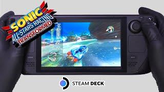 Steam Deck Gameplay | Sonic & All-Stars Racing Transformed | Steam OS