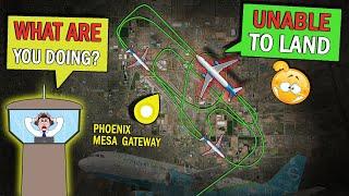 GlobalX A320 UNABLE TO LAND TWICE | Computer Problems?