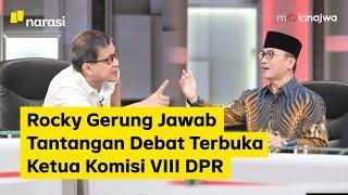 Rocky Gerung Jawab Tantangan Debat Terbuka Ketua Komisi VIII DPR (Part 3) | Mata Najwa