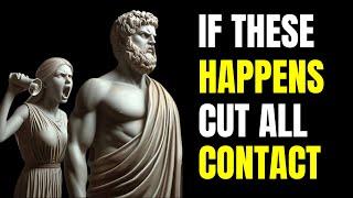 12 signs you should cut all contact with someone | marcus aurelius stoicism | Stoic Prowess