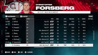 NHL 25 Malmö Redhawks Overall Player Ratings