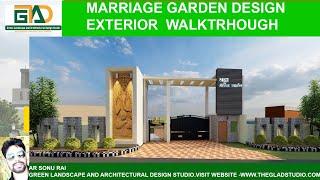 Architecture Walktrhough Marriage Hall and Garden by GLAD studio architects