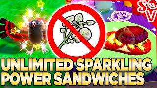 UNLIMITED Sparkling Power Sandwiches! No Herba Consumed & New Recipes - Pokemon Scarlet and Violet