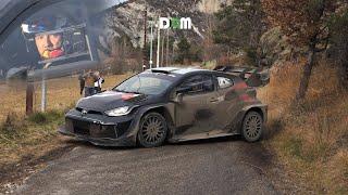 Test Rally Montecarlo 2025️OGIER Flat Out! Toyota Yaris Rally 1