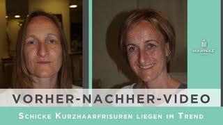 Schicke Kurzhaarfrisuren liegen im Trend - Vorher/Nachher in Hamburg