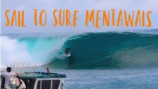 SURFING MENTAWAIS | THE BOYS GET BARRELED! | Sailing Indonesia (Sailing Nandji) Ep 142