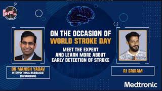 Dr. Manish Yadav with RJ Sriram| World Stroke Day