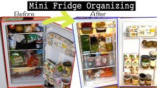 Small Fridge Cleaning (and New Organizing System)