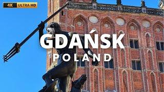 [4K] walk with me Gdańsk main city - Walking Tour ️ | Poland 