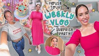 WEEKLY VLOG 10  House tour, my SURPRISE 30th birthday party I can't believe this happened!