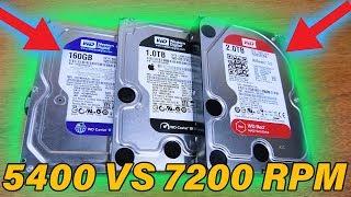 5400RPM vs 7200RPM Drive Show Down - Is Faster Better?