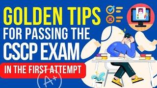 Tips for passing the CSCP exam