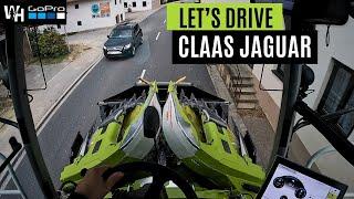 Let's Drive Claas Jaguar 870 Straßenfahrt POV