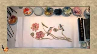 Chinese Flower and Bird Painting - RaggedyBird.com