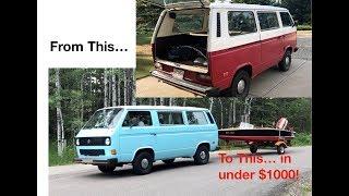 Fresh body and paint for under $1000! VW Vanagon Refresh