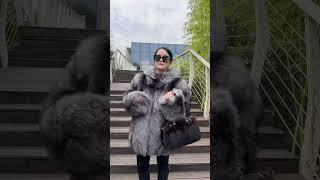 Luxury silver fox fur coat. #louisvuitton #luxuryfur #barcelona #love #norway #luxury #winter #fox