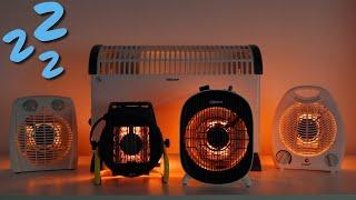 Five heater fan sounds for fast and deep sleep  - Dark Screen