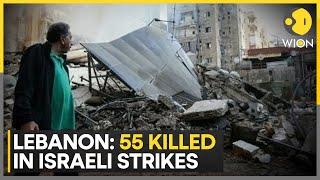 55 Killed In Israeli Strikes On Lebanon | Latest News | WION