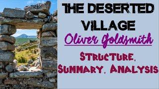 The Deserted Village by Oliver Goldsmith | Structure, Summary, Analysis